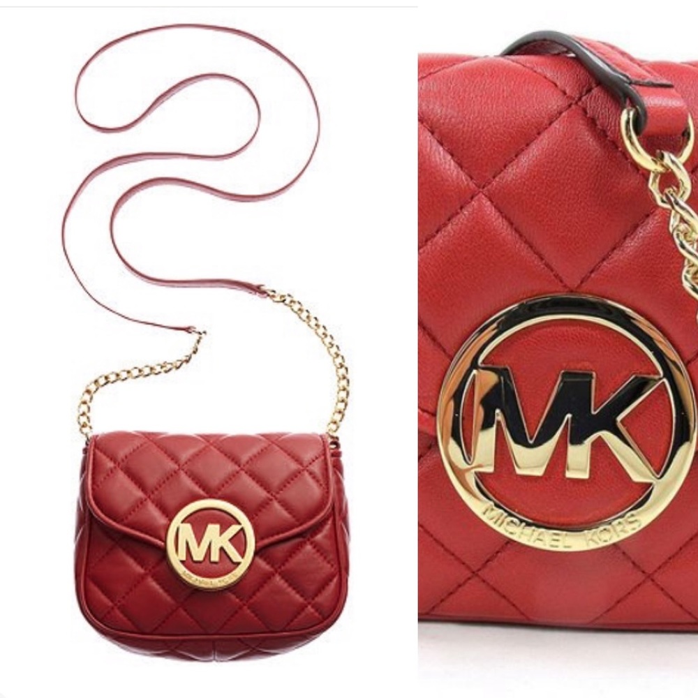 Michael Kors Quilted Leather Fulton Crossbody Bag